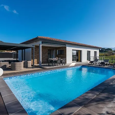 Villa Afa, Proche D Ajaccio, Magnifique 4 Pers Avec Piscine Privée Et Vue Montagne