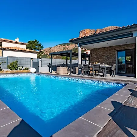 Afa, Proche D Ajaccio, Magnifique 4 Pers Avec Piscine Privee Et Vue Montagne * Afa