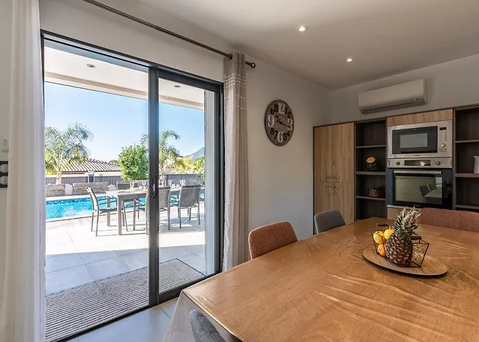 Villa Afa, Proche D Ajaccio, Magnifique 4 Pers Avec Piscine Privee Et Vue Montagne